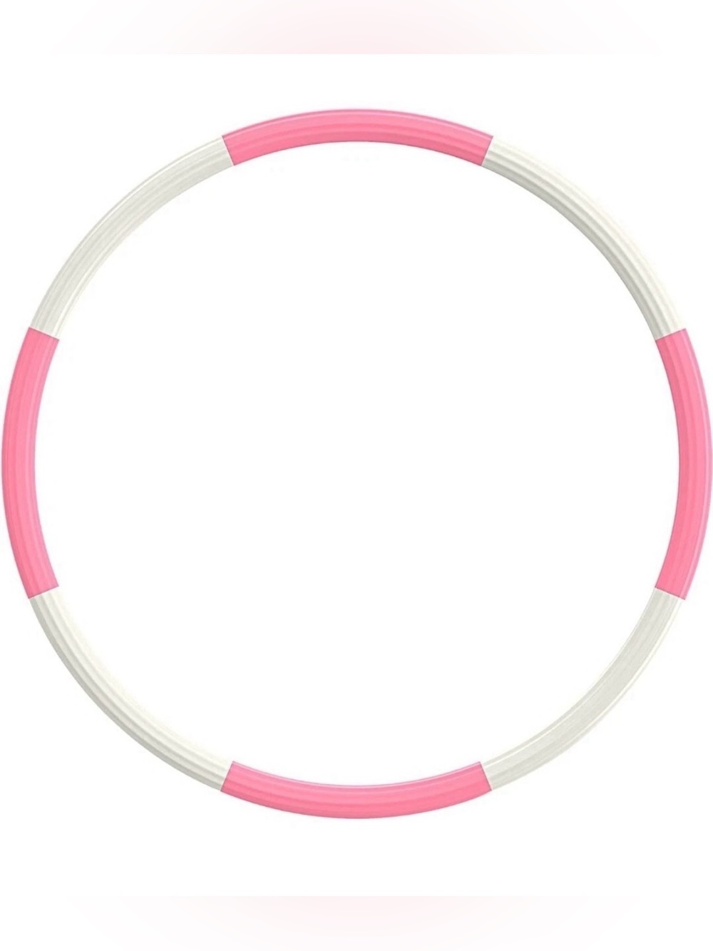 Weighted Exercise Hoop for Adults, Adjustable Fitness Hoop 8 Sections 2lbs